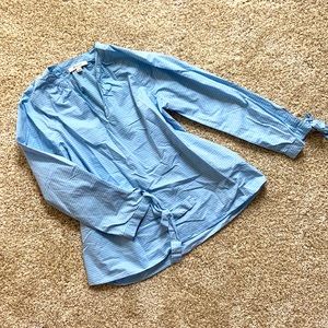 Madewell Tie Sleeve Striped Top S